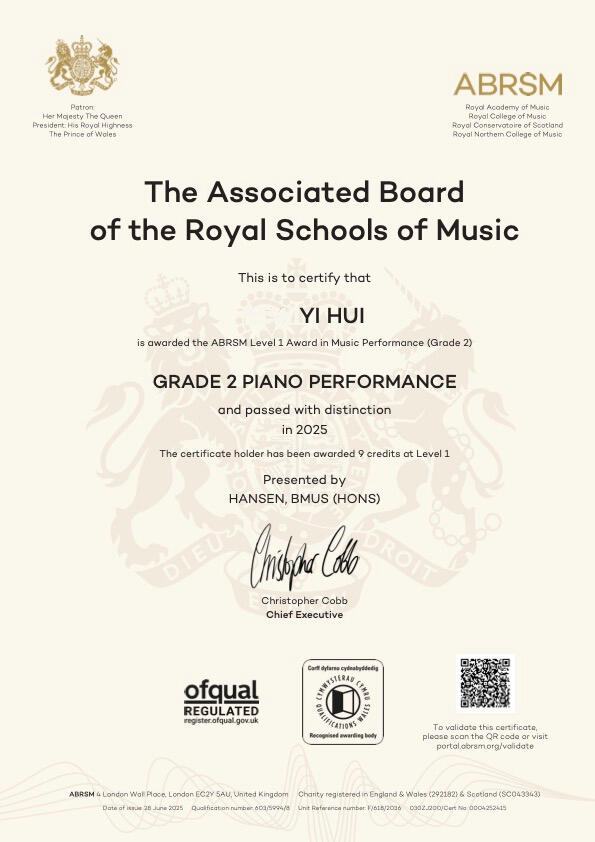 Result: 143/150 (Distinction)